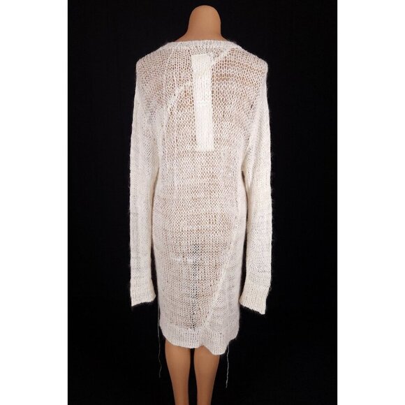 Doublet Upcycle Winder Yarn Pullover Limited 12/14 One Size White Sweater $790 - Picture 8 of 16